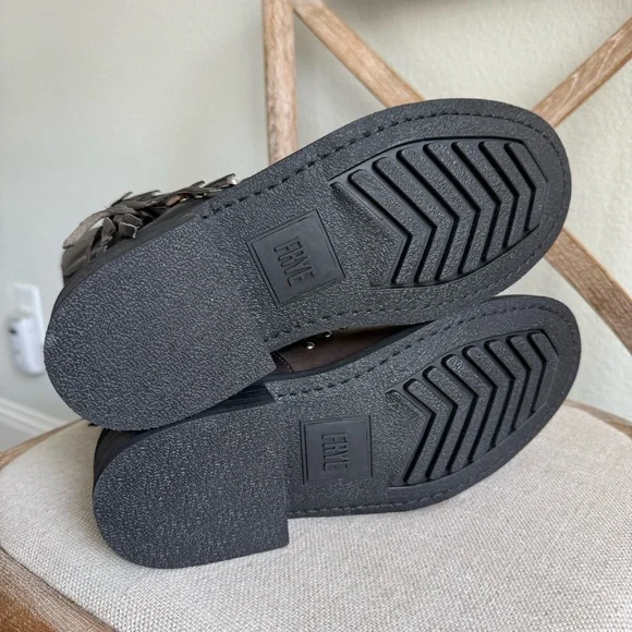 Frye Viv Fringe Engineer Boots - Picture 7 of 9